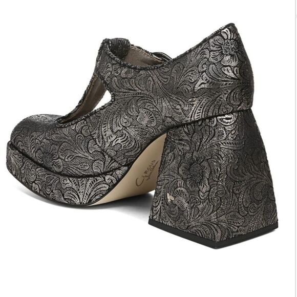 BRAND NEW CIRCUS NY by SAM EDELMAN KAY WOMEN'S PEWTER FLORAL PUMP - Picture 13 of 15